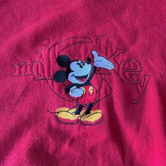 VTG '90s Y2K Indie Grunge Mickey Mouse Womens Sweatshirt Size: M - Picture 8 of 8